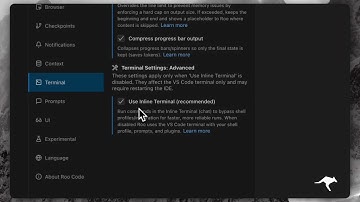 Terminal Integration Settings || Roo Code Tutorial