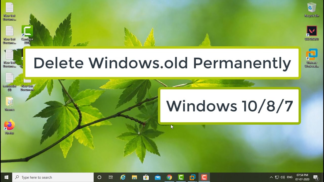 delete old windows delete old windows