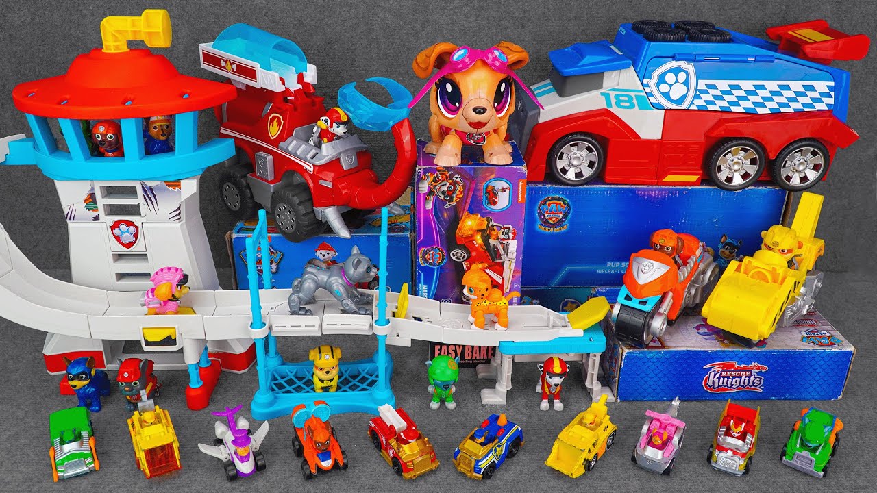 Unboxing Paw Patrol Cat Pack Adventure Bay Set | Paw Patrol Moto Pups Toys | Skye Mighty Movie Jet