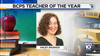 Broward names Haley Shurack as Teacher of the Year