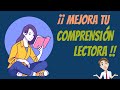 8 estrategias para MEJORAR tu COMPRENSIÓN LECTORA