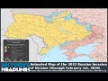 Animated Map of the 2022 Russian Invasion of Ukraine (through February 1st, 2026) thumbnail