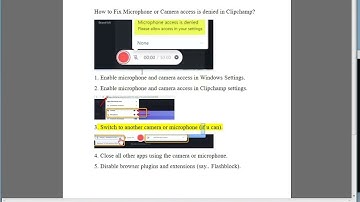 Fix Microphone or Camera access is denied in Clipchamp on Windows