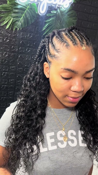  FULANI BRAIDS SEW-IN HAIRSTYLE: Step-By-Step TUTORIAL - YouTube
