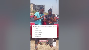 How many times can you subtract 10 from 100? #funny  #funnyvideo