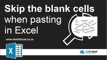 Copy/ Paste into cells BUT skip blank cells (leave old values behind)