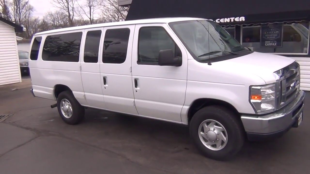 14 Ford Econoline Xlt E 350 15 Passenger Youtube