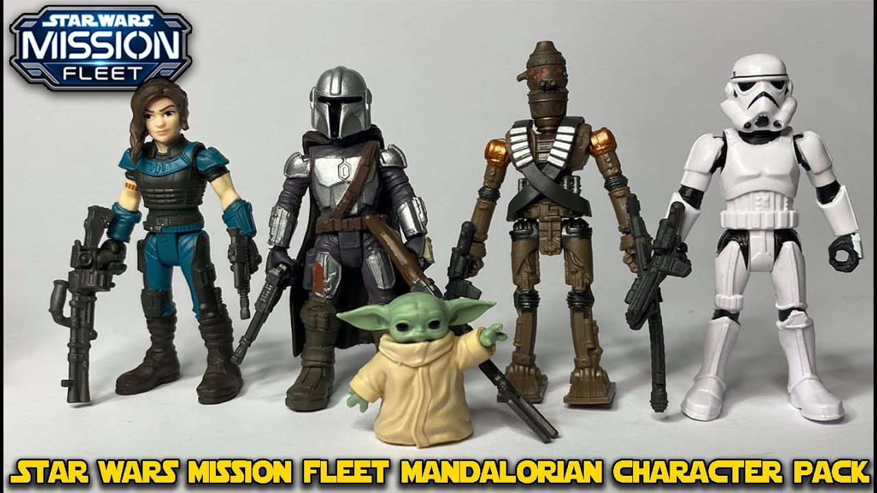 STAR WARS MISSION FLEET MANDALORIAN DEFEND THE CHILD PACK UNBOXING