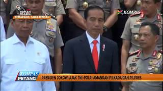 Jokowi Ajak TNI-Polri Amankan Pilkada & Pilpres