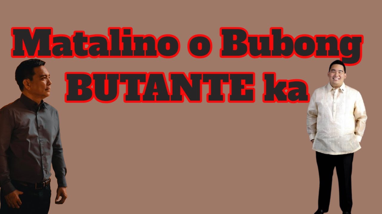 Matalino o Bubong BUTANTE ka - YouTube