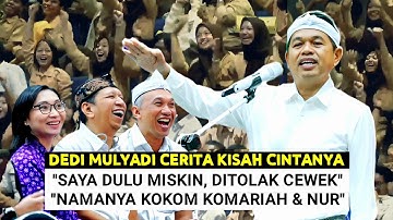 Se-Gedung Ketawa, Dedi Mulyadi Cerita Kisah Cintanya Ditolak Cewek, Si Kokom Komariah & Nur Saat SMA