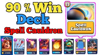 Best deck for Spell Cauldron deck in Clash royale