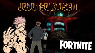 Sakunas Domain Expansion from Jujutsu Kaisen in Fortnite Creative