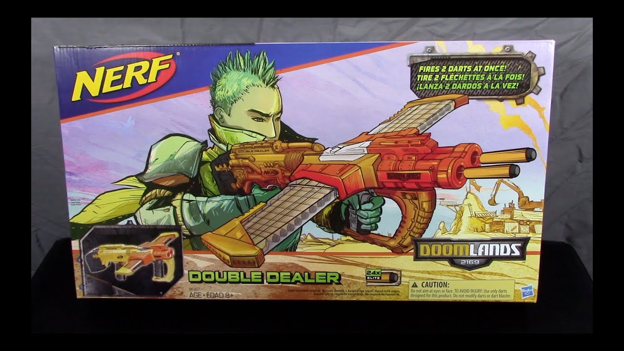 Nerf DoomLands Double Dealer - Packaging - YouTube