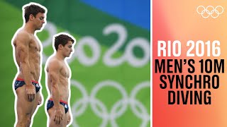 Full Men's Diving 10m Synchro Platform | Rio 2016 Replays | Throwback Thursday