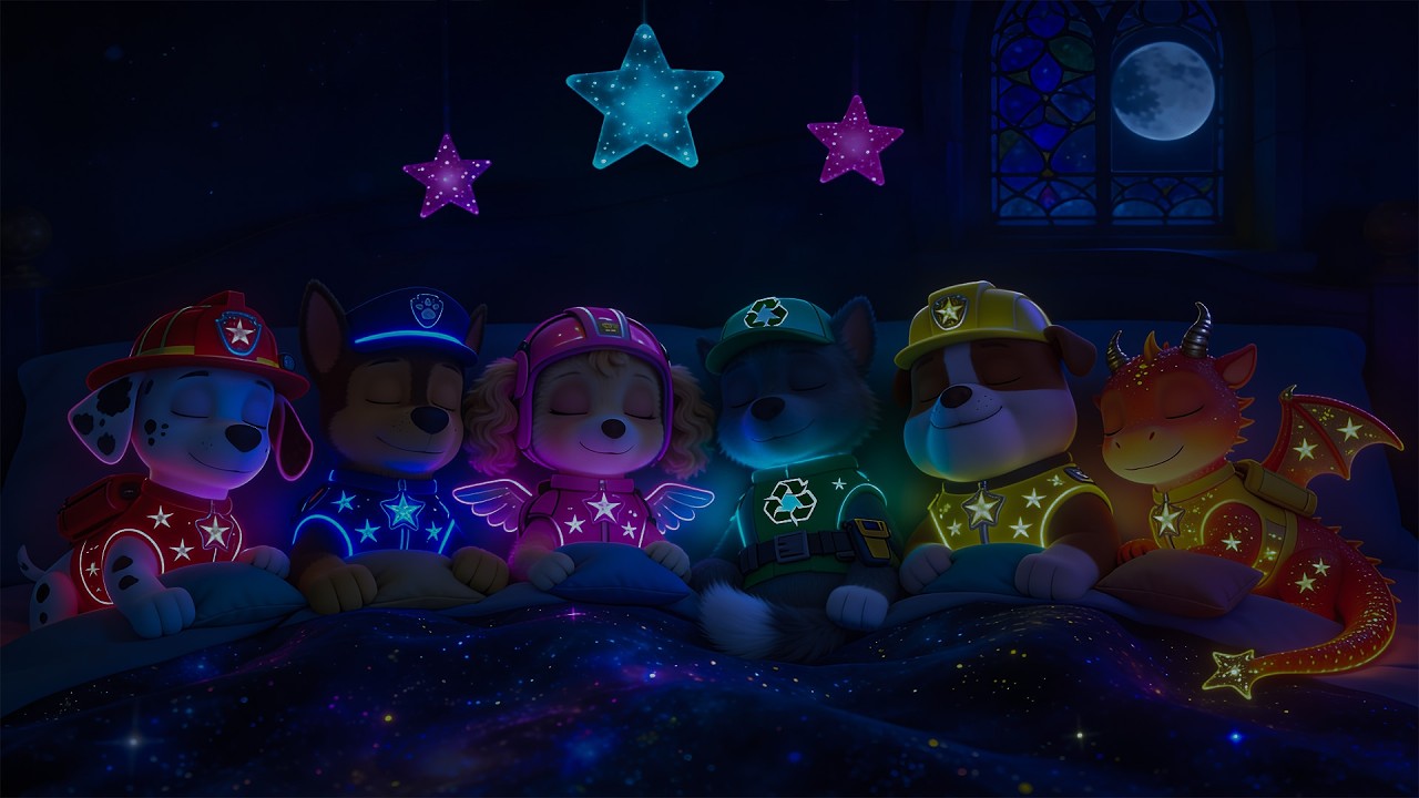 (No Ads) 99% Fall Asleep Fast 🌙 PAW Patrol Sleep Music • Deep Sleep & Anxiety Relief