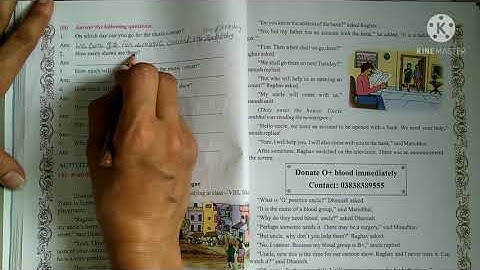 Std-8, Sub-English,Text:-Unit-5, Activity- 1(c).Aaradhya classes.