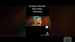 MLP song my little pony on TikTok fit right in-mimio