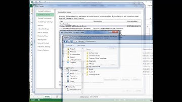 Excel 2013 Trusted Locations