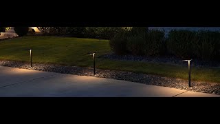 Gama Sonic Solar Landscape and Pathway Light: Contemporary Solar Path Light with 3 Mounting Options