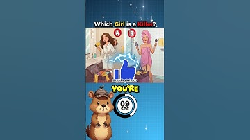 Which girl is a killer? #brainteasers #quiztime #ytshorts