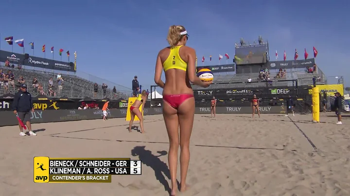 2018 FIVB Huntington Beach Open: Bieneck/Schneide....