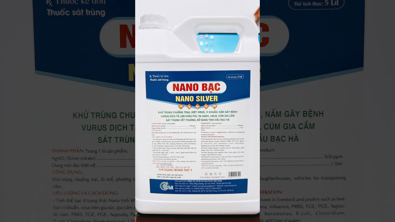 Sát trùng nano bạc