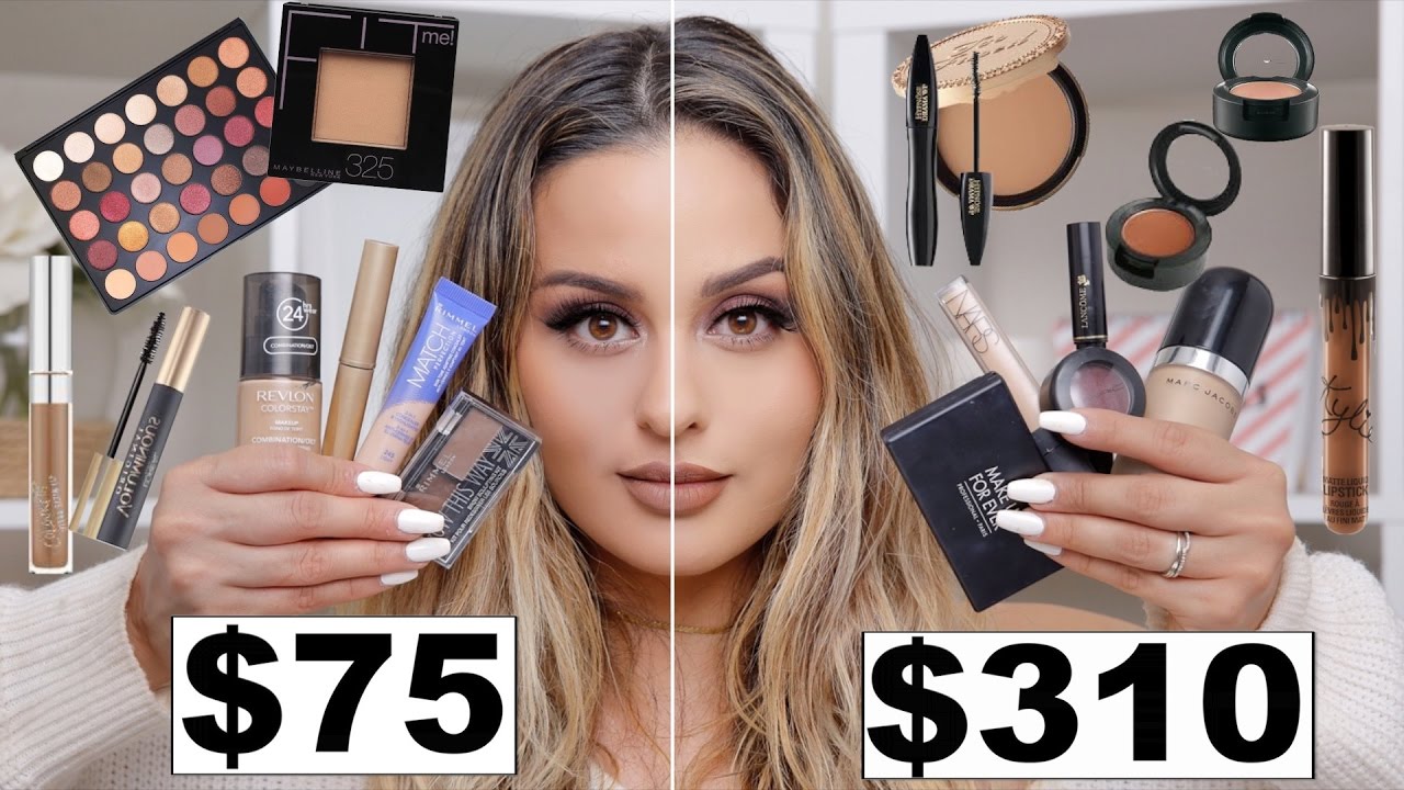 Drugstore VS High End Fall Makeup Tutorial YouTube