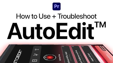 How to Use / Fix AutoEdit™ AI Plugin | Premiere Pro Troubleshooting Tutorial