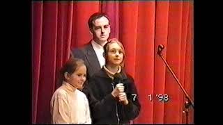 1998 Рождество  , Москва сестры Кристина и Анжела   1998г  Рождество ОЦХВЕ