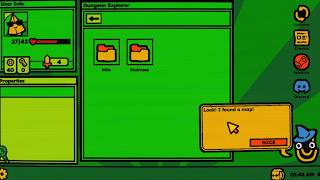 Folder dungeon (playtest), where you dungeon crawl through computer folders