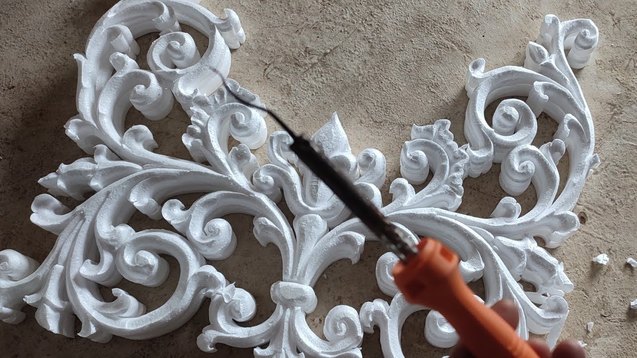 mengukir styrofoam menggunakan solder