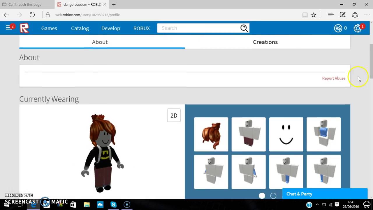 Roblox Account Roblox Information