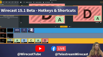 Hotkeys and Shortcuts in Wirecast 15.1 - The Wirecast Show Clip [Episode 1]
