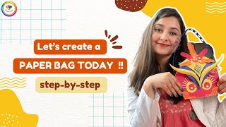 LET'S CREATE A PAPER BAG TOGETHER WITH ARTISTIC ZONE | NIFT SITUATION TEST LIVE PREPARATION 2023