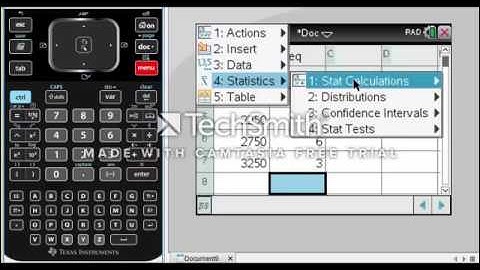 Mean and STD CAS Video