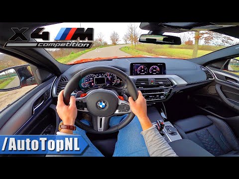 BMW X4M Competition 510HP POV Test Drive by AutoTopNL