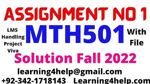 mth501 assignment 1 solution fall 2022 mth501 assignment 1 solution 2022 mth501 assignment 1 2022