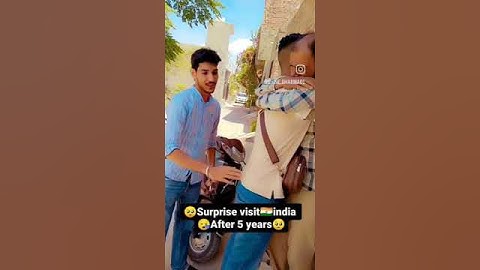 #surprise #visit #india #five #years #papa #brother #emotional #share #trending #instagram #movement