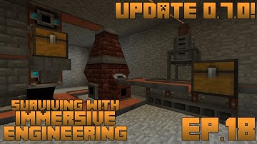 Surviving With Immersive Engineering :: Ep.18 - Improved Blast Furnace And Metal Press
