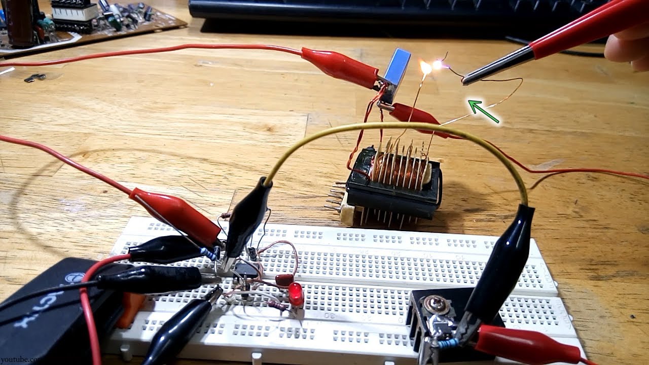 自作高電圧発生器 Youtube
