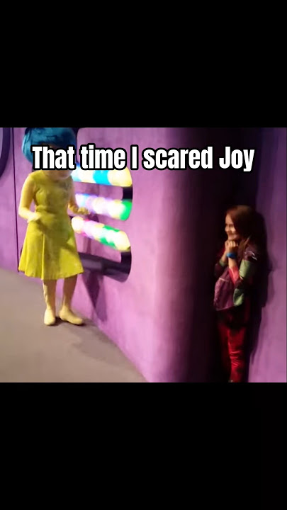 That time I scared Joy and Sadness almost cried! #disney #insideout