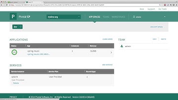 Pivotal CF 1.1 and Splunk Enterprise