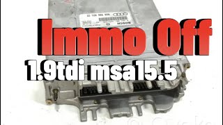 Immo Off 1,9tdi 1 génération msa15.5