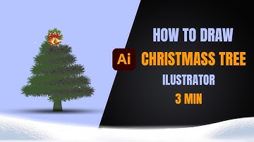 How to Make a Christmas Tree in Adobe Illustrator | Easy Vector Tutorial