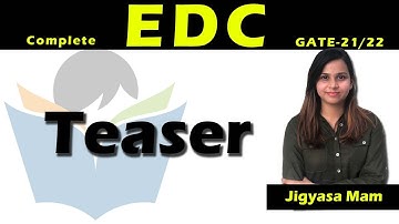 EDC full course for GATE-2021 (Teaser)