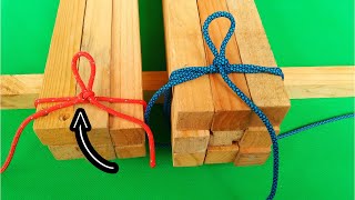 : How to Tie a Bundle Wood. #knots