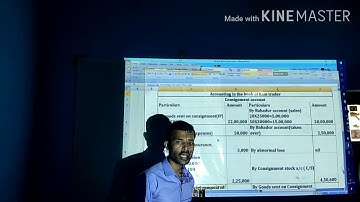 2nd sem Bcom AFA Consignment a/c 14 marks prb num 4