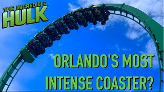 Orlando's Most Intense Roller Coaster? | The Incredible Hulk Review & Analysis