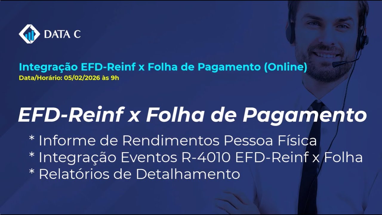 Treinamento Integração EFD-Reinf x Folha de Pagamento